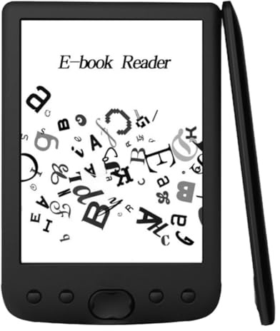 Hipzeepo Liseuse Numérique Électrique Portable de 6 Pouces avec Écran à Encre et 8 Go de Mémoire pour Les Déplacements à Domicile