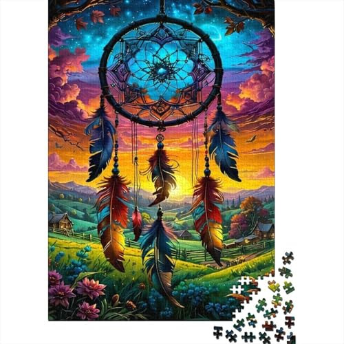 Puzzles 1000 Teile Traumfanger Fantasy Art Puzzle 38x26cm/1000pcs Für Erwachsene Und Kinder Stressabbau Spielzeug Familienpuzzle DIY Karton