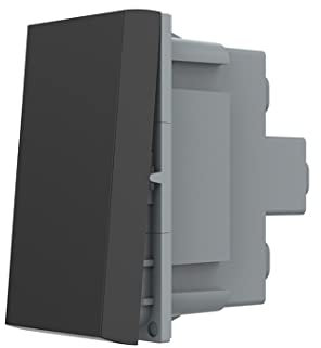 Livolo halbes Wipp-Wechselschalter-Modul 1/2 in Schwarz VL-FCMKS-1BP Kippschalter Wippschalter Lichtschalter