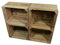 Wooden Apple Crate Box Storage. Vintage Display Fruit Crates Rustic Boxes Hamper (Clean, 3)