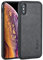 Molzar GripBig Series for iPhone Xs and iPhone X Case, Built-in Metal Plate for Magnetic Mount, Works with Qi-certified Chargers, Compatible with iPhone Xs/X, Black/Black