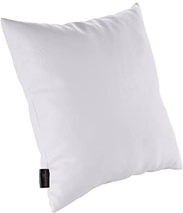 pader medi.tech Kopfkissen mit Schaumstoff-Flocken, 40x40cm, Therapiekissen, Lagerungskissen für die Physiotherapie mit Kunstlederbezug | abwaschbar, bequem | Weiß
