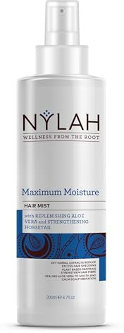Nylahs Naturals, massima umidità idratante per capelli naturali, afro, crespi, ondulati e ricci,