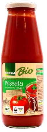 Edeka Bio Passata fein passierte Tomaten, 12er Pack (12 x 690g)