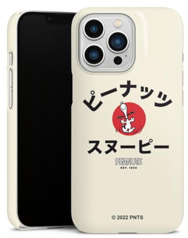 DeinDesign Premium Case kompatibel mit Apple iPhone 13 Pro Smartphone Handyhülle Schutzhülle glänzend Peanuts Snoopy Japan