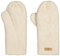 Barts Damen Strickfäustlinge Bridgey gefütterte Winter-Handschuhe 0259 Cream 10