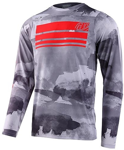 Troy Lee Designs MTB-Jersey Langarm Skyline Grau Gr. XL