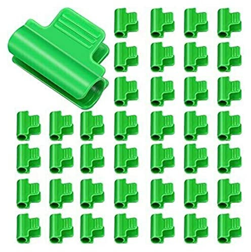 Lot de 40/50 pinces de serre en plastique pour bâche de serre 8 mm