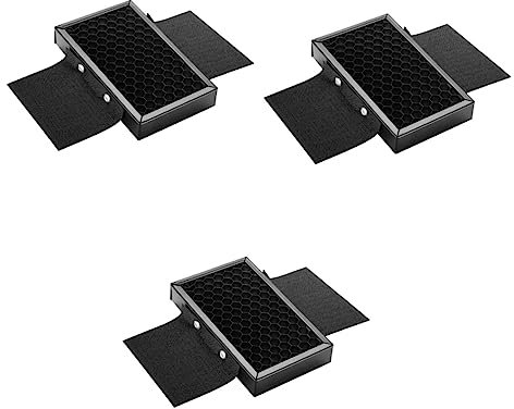 Hemobllo 3stücke Portable Honeycomb Grid Für Kamera-blitzlicht Universelles Zubehör Einfache Installation Effektive Lichtkontrolle Langlebiges Material