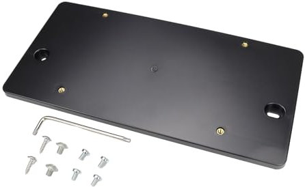 Rear Plastic License Plate Bracket Tag Holder Mount