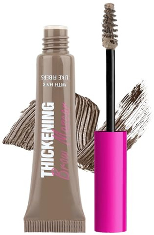 Tinted Eyebrow Gel, Thickening Brow Glue Mascara for Fuller Brows, Taupe