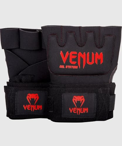 Venum, Kontact Gel Handschuh Wraps, Herren, S, Schwarz/Rot
