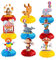 xlwen 9 Stück Karneval Bienenwaben Tischdeko 3D Clownkopf Zirkus Tier Party Bienenwabe Mittelstücke Tischdeko für Karneval Kinder Zirkus Geburtstag Party