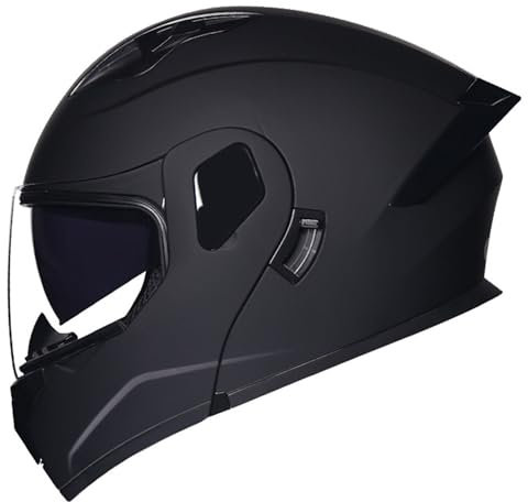 Motorradhelm Klapphelm Integralhelm Mit Doppelvisier Modularer Motocross Helm Sturzhelm Für Damen Herren ECE Zertifiziert Flip Vollvisierhelm Motorrad Rollerhelm 14,XXL:63-64CM