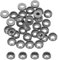 QUARKZMAN Rondelles Coniques M2 Avec Tête en Forme de Coupe, Diamètre du Trou 2mm/0.08, Rondelles en Aluminium pour Vis RC/FPV/PC/Drone/Accessoires Mécaniques, Lot de 40 (Gris)