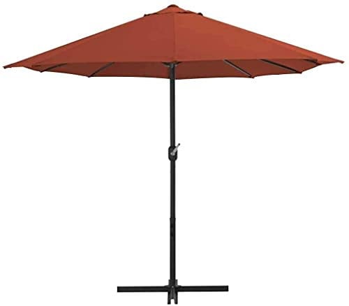 Sonnenschirm, drehbar, großer Außenschirm, Terrassen-Freiarmschirm, winddicht, Doppelspitze, zum Aufhängen auf der Terrasse, verwendet für Garten, Rasen, Garten