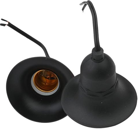 HOMSFOU 2pezzi Portalampada Con Cavo Supporto Lampadina E All Invecchiamento Installazione Facile Per Uso Esterno E Adatto Per Diverse Applicazioni Di Illuminazione