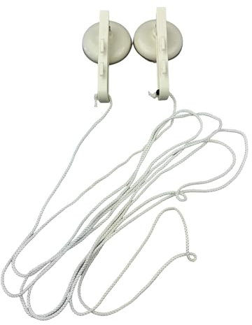 Wäscheleine mit Saugnäpfen 4 Meter mit 6 Wäscheklammern Wohnwagen Wohnmobil Camping