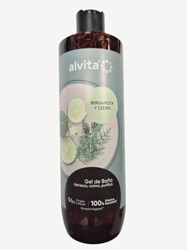 Alvita Duschgel Bergamotte und Zedernholz, 400 ml