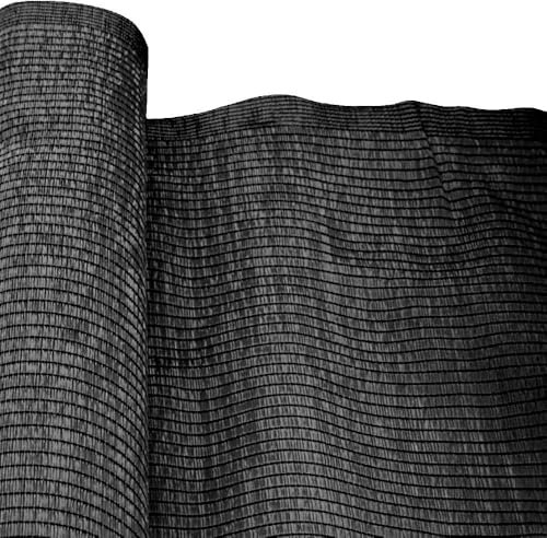 Malla de Sombra y Privacidad Negro | De 5x1,5 Metros | Fibras Alta Resistencia HDPE con Tratamiento UV, Alta Densidad,Transpirable, Fácil instalación | para jardín, balcón, vayas o Piscina.