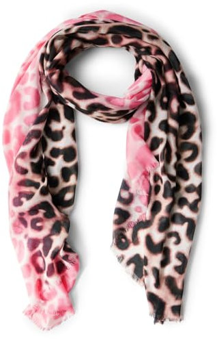 STREET ONE Damen A572634 Langer Schal mit Leo-Muster, Light Coral pink, A