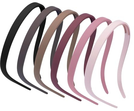 Bandeaux pour Porteuses de Lunettes,6 PCS Serre-Têtes pour Porteurs de Lunettes,Bandeau Fin et Confortable pour Cheveux Fins,pour se Laver le Visage,au Quotidien et pour le Sport