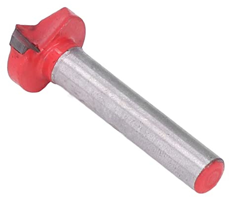 ACOGEDO Broca Enrutadora en V, Fresa para Carpintería, 120 Grados, 16mm de Diámetro de Corte, Vástago de 6mm para Ranurado