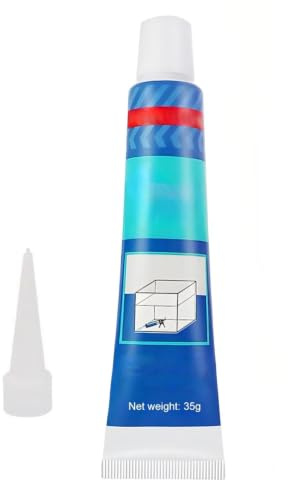 Colle Aquarium,35g Aquarium sous l'eau Colle Transparent,Mastic Piscine Silicone Aquarium,Waterproof Sealant Bassin,pour Bassin,Aquarium et Piscine
