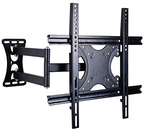 Support TV Télescopique Rotatif Universel Support Mural pour TV LCD 90 Degrés Gauche et Droite Convient pour Ecran 32-49 Pouces