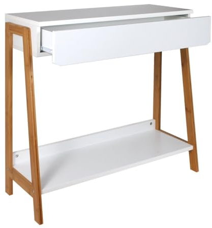 The Home Deco Factory Console scandinave en Bois avec tiroir Ida