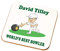 Personalised Bowling Coaster Gift For Grandad Male Bowler Lawn Bowls Present (White Skin)