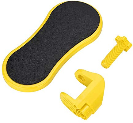 Diyeeni Computer Handhalterung, multifunktional ergonomisch Computer Armlehne 180 Grad Robuste Maus Handgelenkschutz Mauspad Halterung Armlehnenhalter(schwarz)…