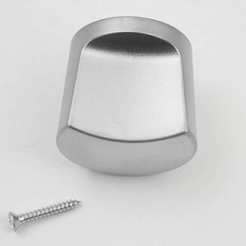 pro-Styling Türgriff / Türknopf / Türklinke Bad Wohnwagen Wohnmobil Caravan Boot Silber, Durchmesser 34,5 mm, Gesamttiefe 36 mm, Innenvierkant 7 mm x 7 mm, Silber, Kunststoff, 100%