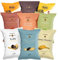 Rubio Chips, Mix Box, 9 verschiedene Sorten, Probierset, Großpackung, Spanische Kartoffelchips, Chipstüten, Snack, Glutenfrei