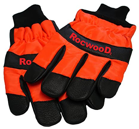 RocwooD Chainsaw Protective Gloves Pro Quality S Small Size 8