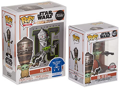 Pop Figur & Tee Star Wars IG-11 with The Child Exclusive (Small)