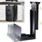 ybaymy Under Desk PC Mount Computer Tower Stand PC Wall Mount Adjustable Height and Width Computer Holder Stand CPU Holder