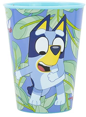 GOBELET RÉUTILISABLE POUR ENFANTS EN PLASTIQUE SANS BPA 260 ML | BLUEY, Bleu