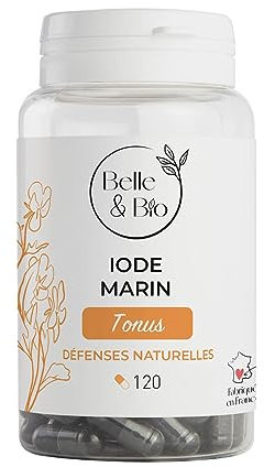Belle&Bio Iode Marine 120 gélules - 150 µg/gélule Fabriqué en France