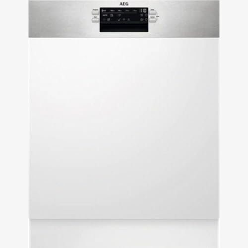 AEG FEB52630ZM Integrierter-Geschirrspüler / 60cm / AirDry - perfekte Trocknungsergebnisse/E/energiesparend/Besteckkorb/Display/Startzeitvorwahl/Wasserstopp