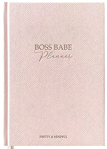 Boss Babe Daily Planner A5 | Undated Organizer | Vegan Leather (blush)