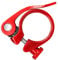 Laxzo ® Aluminum Alloy Quick Release Bicycle Seatpost in Red - 31.8mm for Mountain & Road Bikes