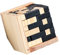 SAFIGLE Luban-Schloss Rätsel Freischalten Logisches Spielzeug 3D-rätsel Denksport-rätsel -ming-Puzzle Interlock-Spielzeug Denksportaufgabe Sperren Büro Schmecken Holz Metallische Linie