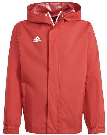 adidas Mixte enfant Entrada 22 All-Weather Jacket, Team Power Red 2, 13-14 Years