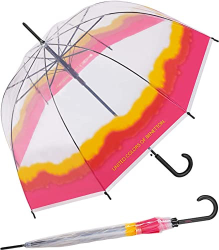 Benetton Glockenschirm transparent Automatik - Dip Dye