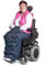 MyBlanket Sommer, wind- und wasserdichte Rollstuhl Decke, leicht und kompakt, Beinschutzdecke auch für E Mobil und Scooter, Regenschutz, ohne aufzustehen, Nachtblau (L-XL)