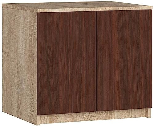 AKORD | Garderobenerweiterung | Erhöht das Fassungsvermögen des Kleiderschranks | Zwei Einlegeböden | Komfort | Robust | Für jedes Design | Einfach zu montieren | Eiche sonoma-wenge