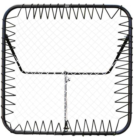 AXI Rebounder88 Rückprallwand klappbar | Rebounder/Rebound Netz für Fußball 88x88 cm | Tragbare Prellwand für Fussball Training.