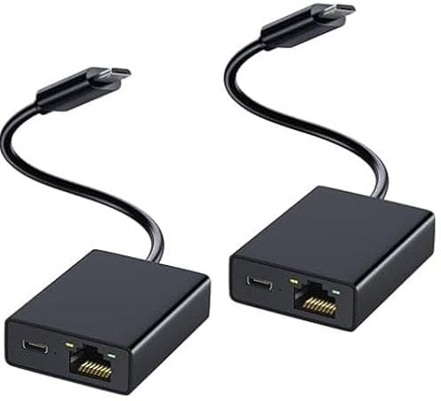 Ethernet Adapter for Fire TV Stick,Micro USB to RJ45 Ethernet Network Adapter Compatible with 4K Fire Stick,Chromecast Google Home Mini and More Streaming TV Sticks(2Packs)