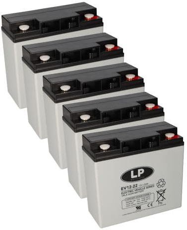 Akkusatz 5X 12V 22Ah Für LuXXon Elektromobile - Akkusatz 5X 12V 22Ah Für LuXXon Elektromobile Elektronik Foto Batterien Akkus Akkus - Langlebig